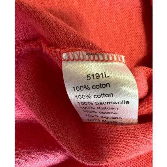 Lacoste Coral Short Sleeve Cotton Polo Size 9 (3X) - Picture 4 of 7